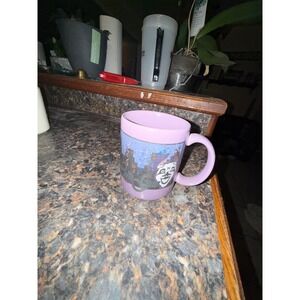 Mardi Gras Lavender Ceramic Coffee Mug Jester History Let The Good Times Roll